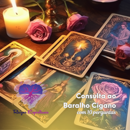 Consulta às Cartas do Baralho Cigano com 10 perguntas