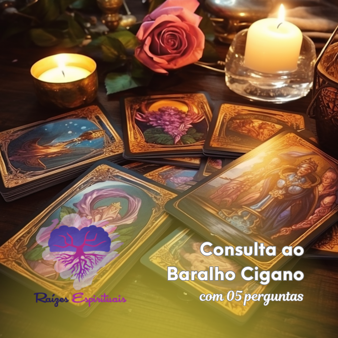 Consulta às Cartas do Baralho Cigano com 5 perguntas