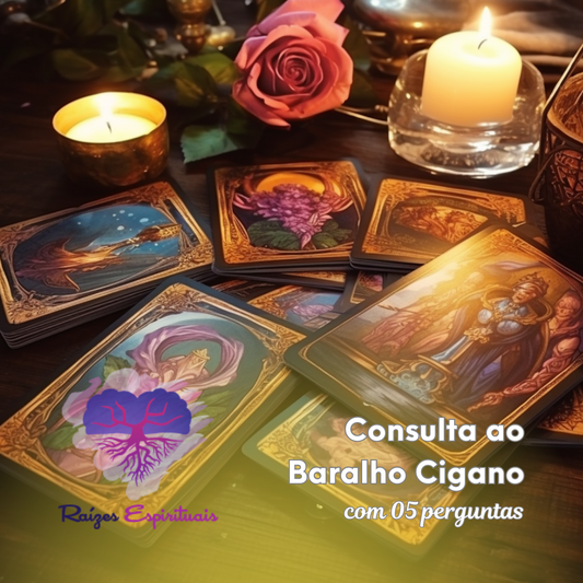 Consulta às Cartas do Baralho Cigano com 5 perguntas