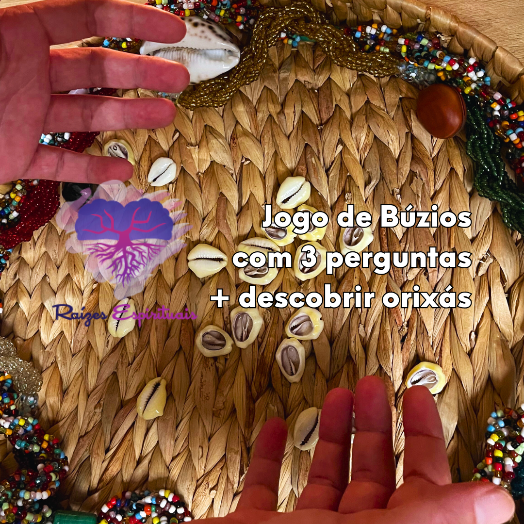 Jogo de Búzios com 03 perguntas + descobrir orixás