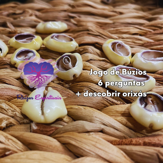 Consulta ao Jogo de Búzios com 06 perguntas + descobrir orixás